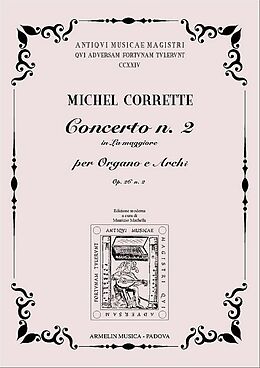 Michel Corrette Notenblätter Concerto in la maggiore op.26,2