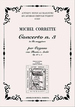 Michel Corrette Notenblätter Concerto in re maggiore op.26,3