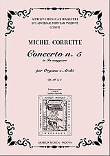 Michel Corrette Notenblätter Concerto in fa maggiore op.26,5