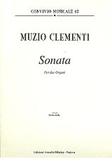 Muzio Clementi Notenblätter Sonata per 2 organi