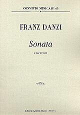 Franz Danzi Notenblätter Sonata a 2 organi