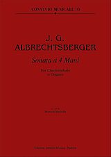 Johann Georg Albrechtsberger Notenblätter Sonata a 4 mani