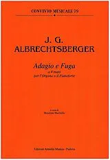 Johann Georg Albrechtsberger Notenblätter Adagio e Fuga a 4 mani