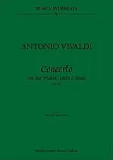 Antonio Vivaldi Notenblätter Concerto RV93 per 2 violini, leuto e basso