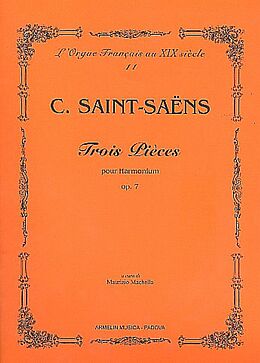 Camille Saint-Saens Notenblätter 3 Pieces op.7
