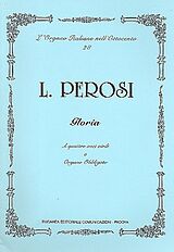 Lorenzo Perosi Notenblätter Gloria a 4 voci virili e organo