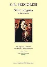 Giovanni Battista Pergolesi Notenblätter Salve Regina do minore a due voci