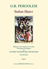 Giovanni Battista Pergolesi Notenblätter Stabat Mater riduzione per
