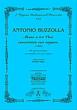Antonio Buzzolla Notenblätter Messa a tre voci concertata con organo