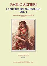 Paolo Altieri Notenblätter La Musica per Mandolino vol.1
