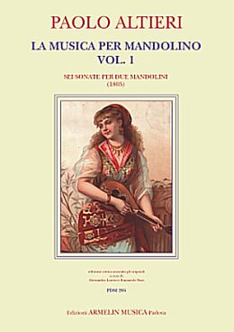 Paolo Altieri Notenblätter La Musica per Mandolino vol.1