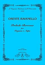 Oreste Ravanello Notenblätter Prelude-Berceuse per organo e arpa