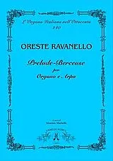 Oreste Ravanello Notenblätter Prelude-Berceuse per organo e arpa