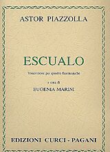Astor Piazzolla Notenblätter Escualo per 4 fisarmoniche