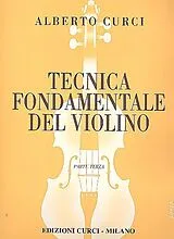 Alberto Curci Notenblätter Tecnica fondamentale del violino parte 3