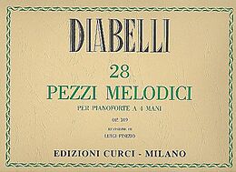 Anton Diabelli Notenblätter 28 Pezzi melodici op.149 per pianoforte