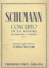 Robert Schumann Notenblätter Konzert a-Moll op. 54 für Klavier und