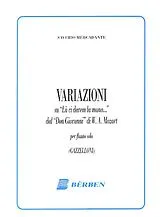 Saverio Mercadante Notenblätter Variationen über La ci darem la mano
