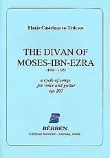 Mario Castelnuovo-Tedesco Notenblätter The Divan of Moses-ibn-Ezra op.207
