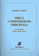Giampiero Grigioni Notenblätter 10 Composizioni originali