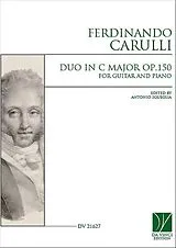 Ferdinando Carulli Notenblätter Duo in C major op.150