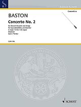 John Baston Notenblätter Concerto no. 2 c major