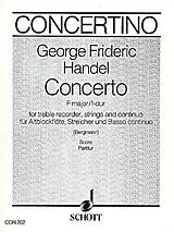 Georg Friedrich Händel Notenblätter Concerto in F Major