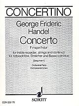Georg Friedrich Händel Notenblätter Concerto in F Major