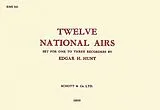  Notenblätter 12 national airs