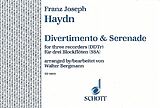 Franz Joseph Haydn Notenblätter Divertimento and Serenade