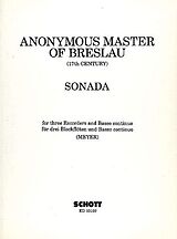 Anonymus Notenblätter Sonata