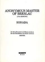 Anonymus Notenblätter Sonata