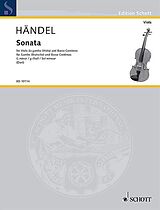 Georg Friedrich Händel Notenblätter Sonata g minor