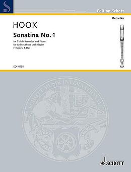 James Hook Notenblätter Sonatina F major no.1