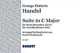 Georg Friedrich Händel Notenblätter Suite in C Major