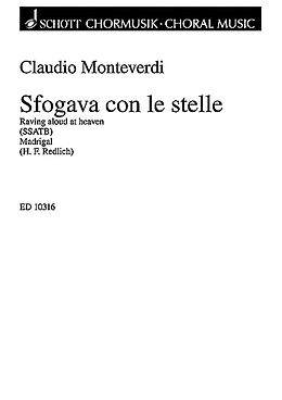 Claudio Monteverdi Notenblätter Sfogava con le stelle