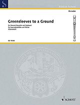 Anonymus Notenblätter Greensleeves to a Ground - 12 divisions