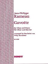 Jean Philippe Rameau Notenblätter Gavotte
