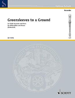 Anonymus Notenblätter Greensleeves to a Ground