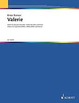 James Brian Bonsor Notenblätter Valerie Waltz for descant and