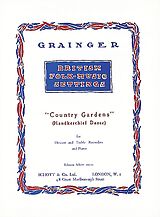 Percy Aldridge Grainger Notenblätter Country Gardens für