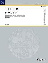 Franz Schubert Notenblätter 14 Waltzes