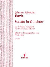 Johann Sebastian Bach Notenblätter Sonata g minor BWV1020