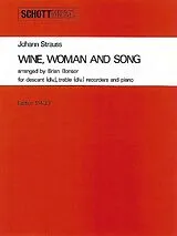 Johann (Sohn) Strauss Notenblätter Wein, Weib und Gesang op.333