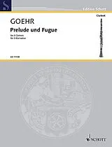Alexander Goehr Notenblätter Prelude and Fugue