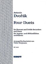 Antonin Leopold Dvorak Notenblätter Four Duets op.38