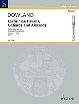 John Dowland Notenblätter Lachrimae Pavans, Galiards and Almands vol.4