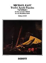 Michael East Notenblätter 12 ayerie Fancies Band 1 (Nr.1-3)