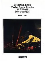 Michael East Notenblätter 12 ayerie fancies Band 3 (Nr.7-10)