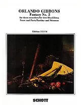 Orlando Gibbons Notenblätter Fantasia no.2